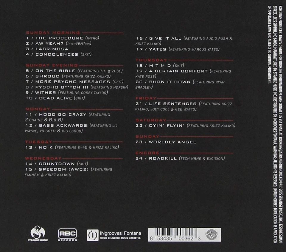 Tech N9ne Special Effects (CD) - Image 2 of 2