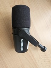 SHURE MV7 Dynamisches Mikrofon, Schwarz, ECHT
