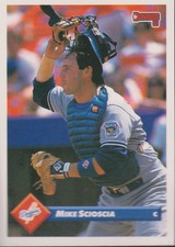 1993 Donruss #508 Mike Scioscia Los Angeles Dodgers