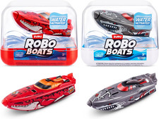 Robo Boats, White Shark  Dino Shark, 2 Pack, by , Water Activated Boat Toy, ...