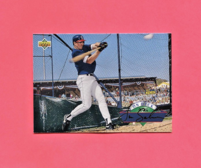 1993 Upper Deck on Deck Baseball Tim Salmon ( Angels ) #D21 ( NRMT-NMMT )