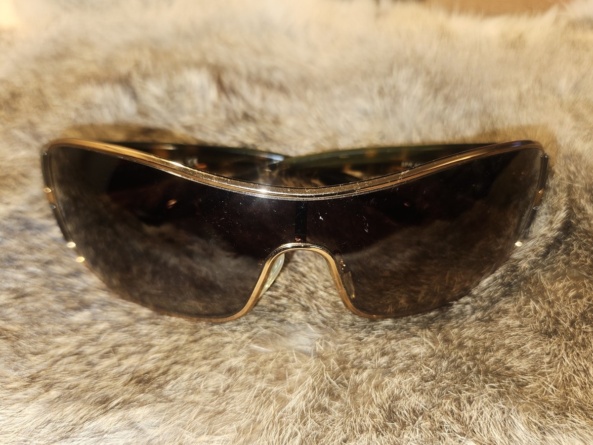 PRADA Vintage Sunglasses Wrap Around with Original Case. | eBay