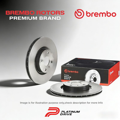1 Pair Brembo Rear Disc Rotors for Mercedes Benz GLA H247 2020-2025 295mm