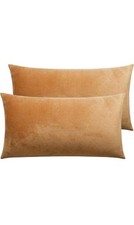 Ultra Soft Velvet Pillowcases Plush Pillow Covers 2 PCS Queen King NTBAY Bedding