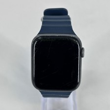 Apple Watch Series 5 44mm Black Aluminum LTE w/ Ocean Band - Fair