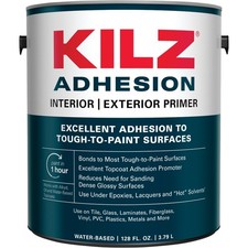 Kilz 1 Gal. Interior/Exterior Water Base Adhesion Bonding Primer L211111 KILZ