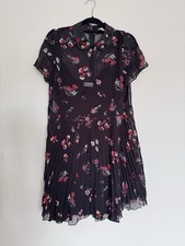 Red Valentino Dress Black Red Floral Women’s Size IT 48