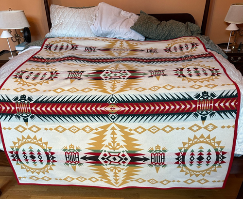 NEW Pendelton Hertiage Iroquois Turtle Beaver State Wool Blanket 2 ...