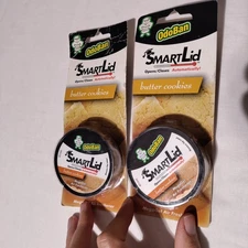 OdoBan SmartLid  MegaGel Air Freshner Butter Cookies Scent 399108 NIP - TWO