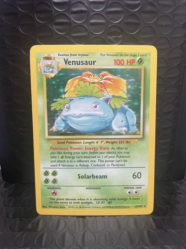 Venusaur 15/102 Base Set Holo Rare 1999 WotC