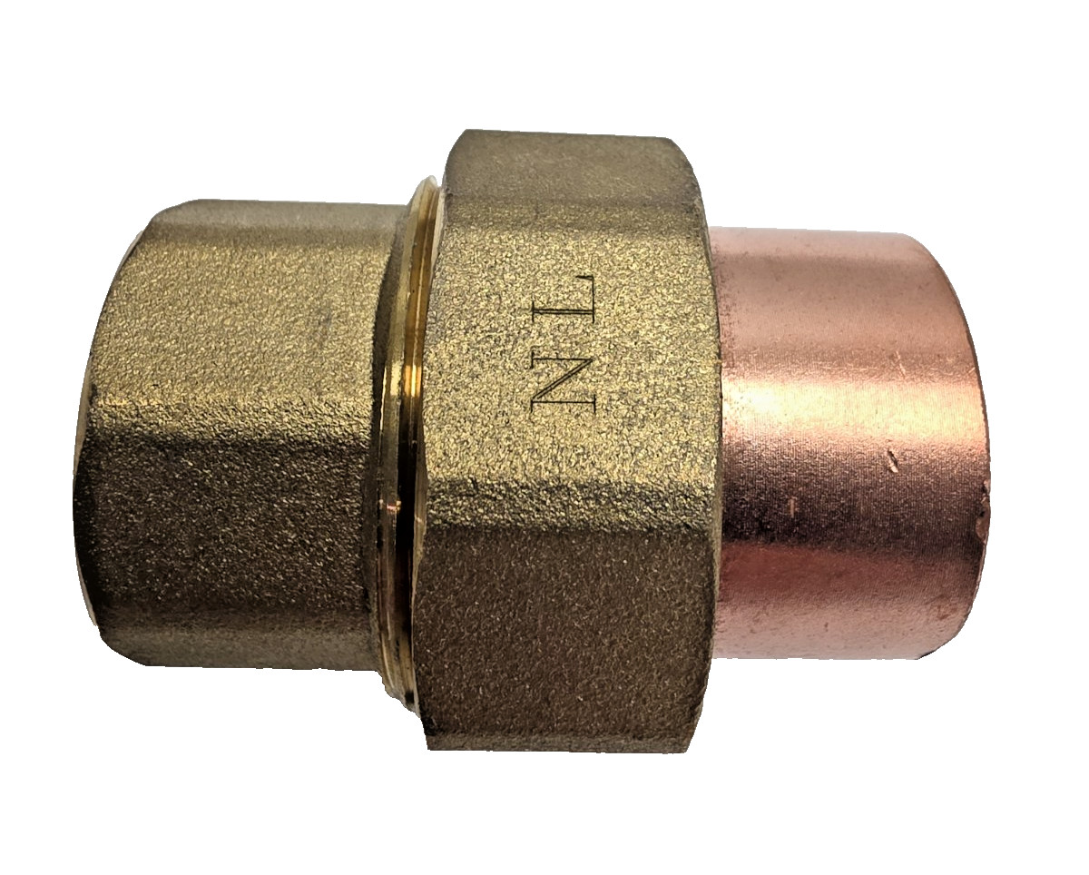 Everflow CCCU0100-NL 1" Copper Union C x C Sweat Plumbing Fitting New