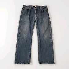 Vintage Levi's 505 Jeans Men's 36x29 Straight Fit Denim Blue R2