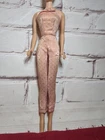 Vintage 1963 Barbie Doll Fashion Pak Pink Satin Sparkle Pants & Top  661