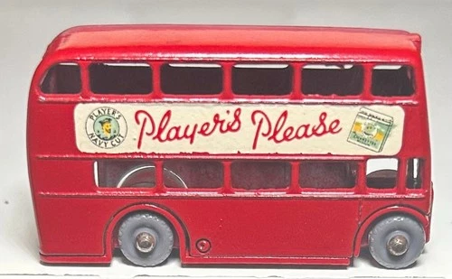 Matchbox Lesney Red London Bus "Player's Please"