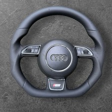 EXCHANGE AUDI A1 S1 A6 C7 A7 A8 S-LINE TUNNING CUSTOM FLAT BOTTOM STEERING WHEEL
