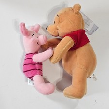 Disney Store UK Friendship day Pooh and Piglet Bean bag plush Vintage New