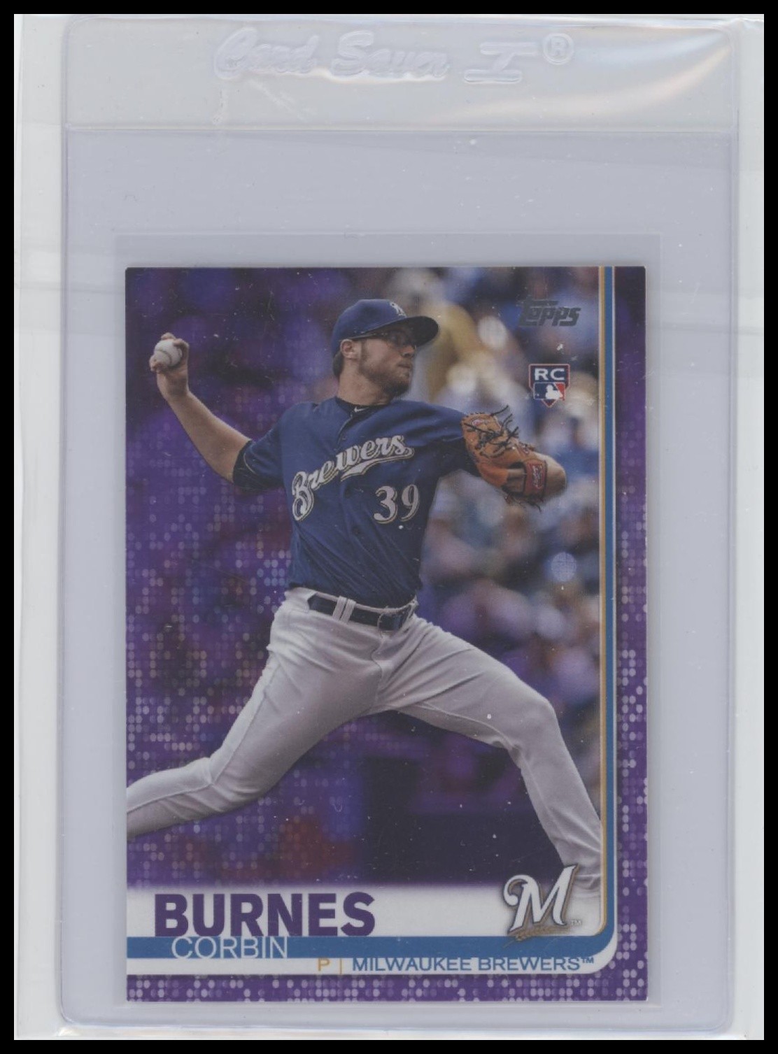 2019 Topps #94 Corbin Burnes Purple RC