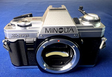 Vintage Minolta X-370 35mm Film SLR Camera Body - Pristine Mint Aesthetics