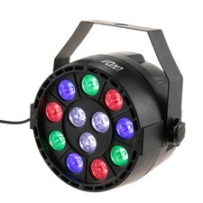 Lixada 30W RGBW DMX PAR Light 8-Channel Stage Disco Strobe AC90-240V