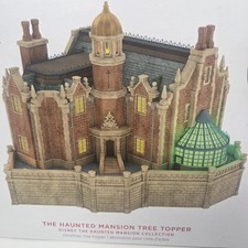 Hallmark Keepsake Disney Haunted Mansion Tree Topper Light Sound Remote QFM3927