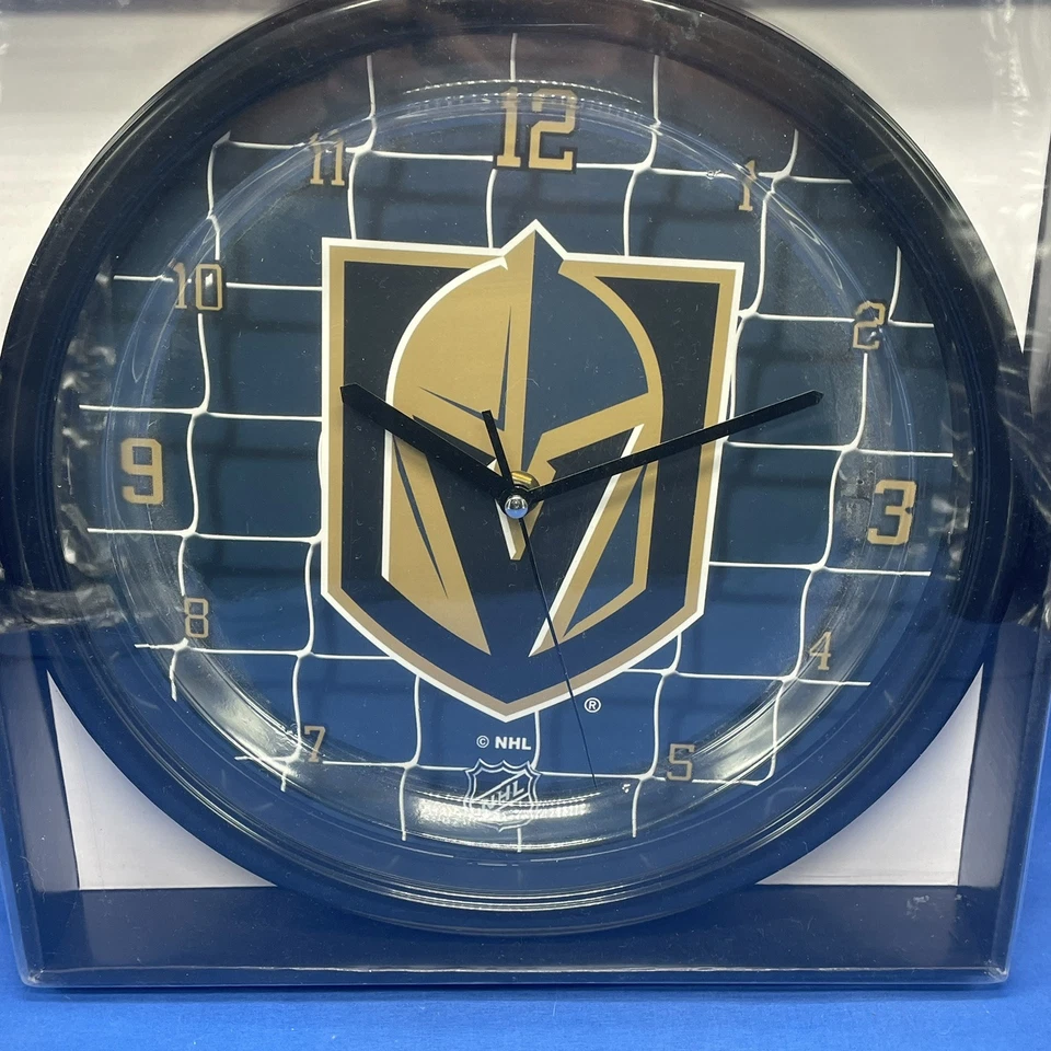 Vegas Golden Knights Reloj de Pared NUEVO Redondo 12 pulgadas Logo Red Reloj Oficial NHL 2016 Foto 2 de 4