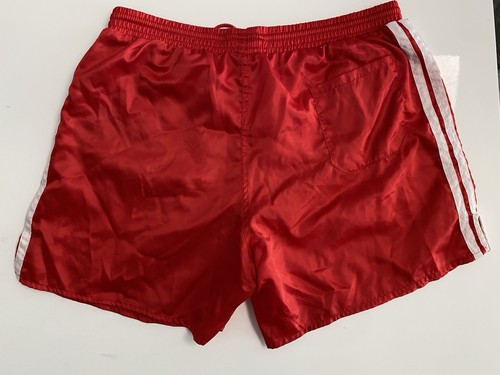 Neuwertig Adidas vintage Nylon Glanz Shorts Gr. L D7 shiny kurze Hose 87 - Bild 7 von 8