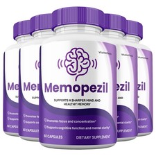 Memopezil Capsules, Max Strength, Memo Pezil for Clarity and Health 5 Pack