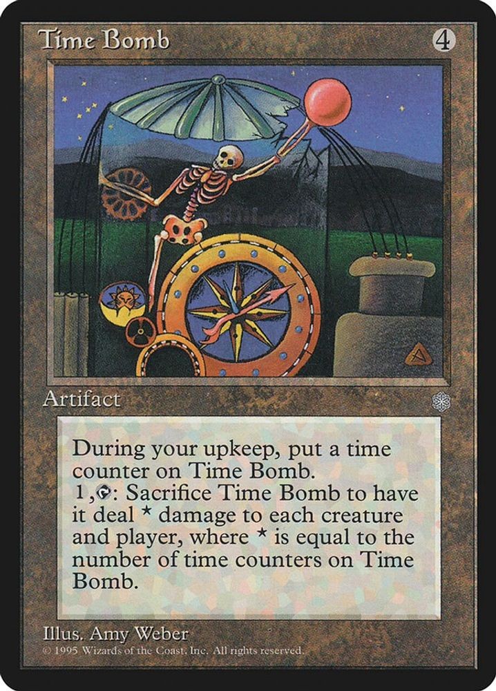 1995 Magic: The Gathering: Ice Age - Time Bomb (#342, Rare, Lightly Played)