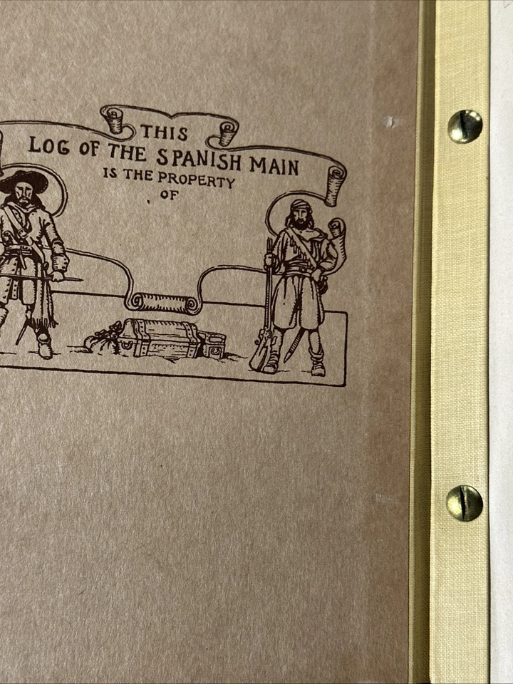 A Log of the Spanish Main by Jo Mora 1st Edition Very Rare Perfect - Image 4 of 4