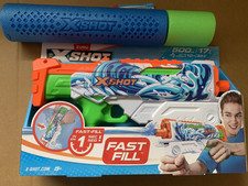Image of 2 items X Shot Skins Fast Fill Water Gun and foam water blaster