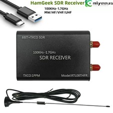 HamGeek RTL08THFR 100KHz-1.7G SDR Receiver SDR Radio 1PPM TXCO w/Antenna my23