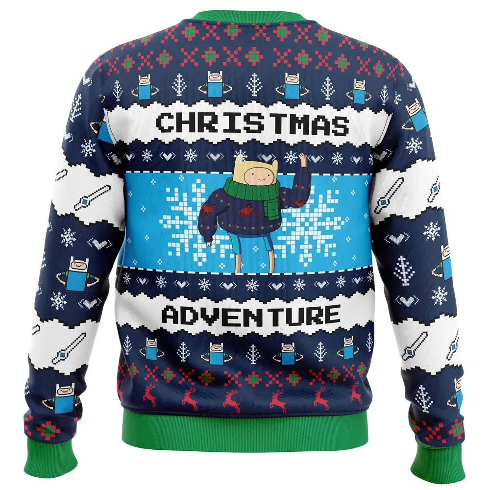 Finn Christmas Adventure Time Ugly Christmas Sweater