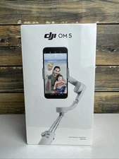 DJI OM 5 Smartphone Gimbal Stabilizer, 3-Axis Phone Gimbal (Athens Gray) NEW