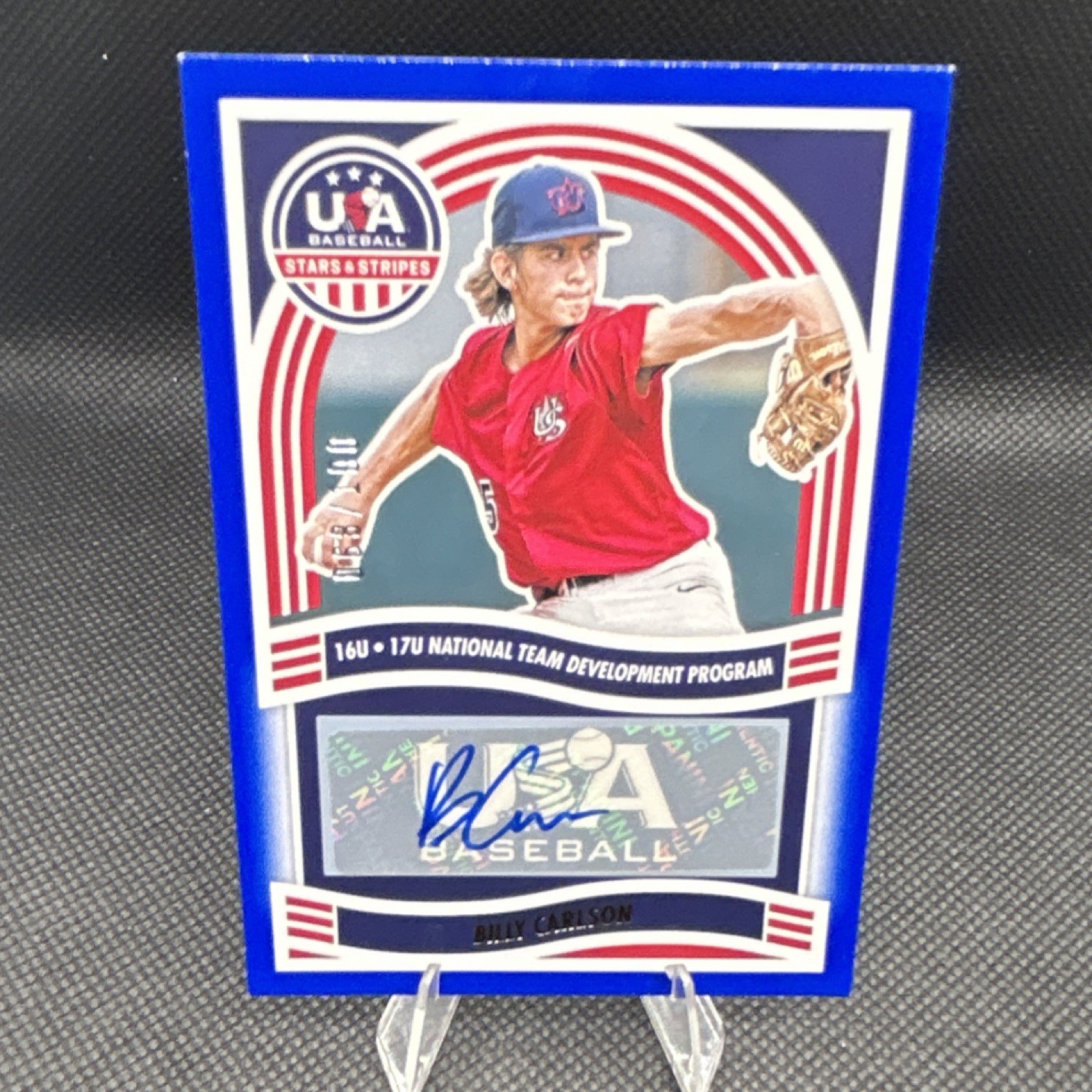 2024 Panini Stars & Stripes Billy Carlson Autographed #NTS-BC NTDP  /100