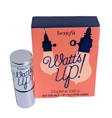 Benefit Watts Up Soft Focus Highlighter For Face Mini Travel Size 2.5g/ .08 oz