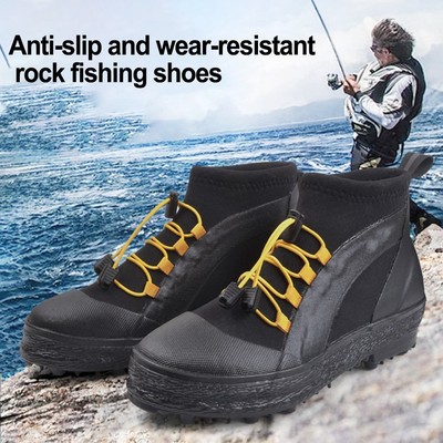 Entdecken Sie die Natur mit unseren Rock Angelschuhen mit Quick Tie Design