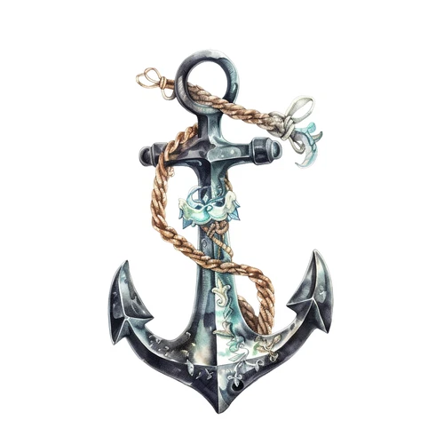 Pirate Skill Ship Blackbeard Treasure Flag Anchor Self Adhesive Vinyl Sticker