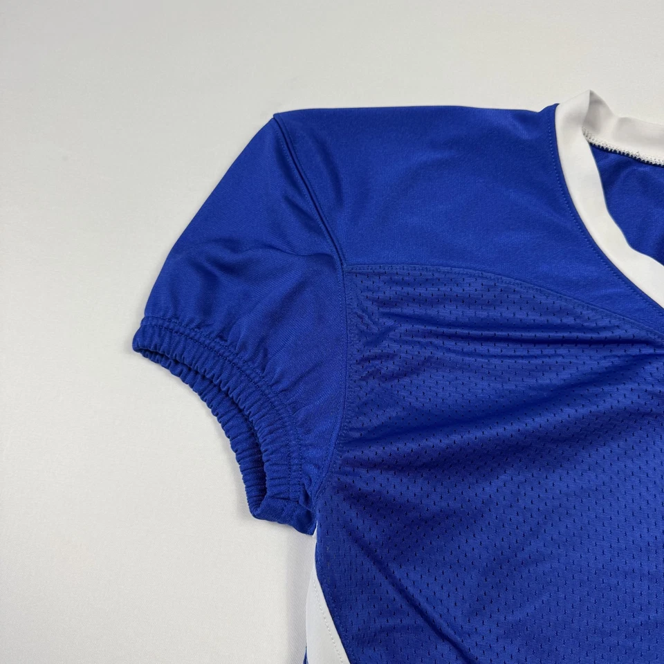 Under Armour Football Jersey Nylon Elastane Blue Youth Boys Large - Image 4 of 4