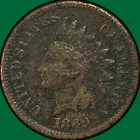 1869 Indian Head Cent Cull Coin #41150