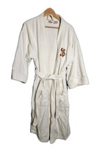 Disney Store RARE VTG 90S Tigger Embroidered Long White COTTON Tie Robe One Size