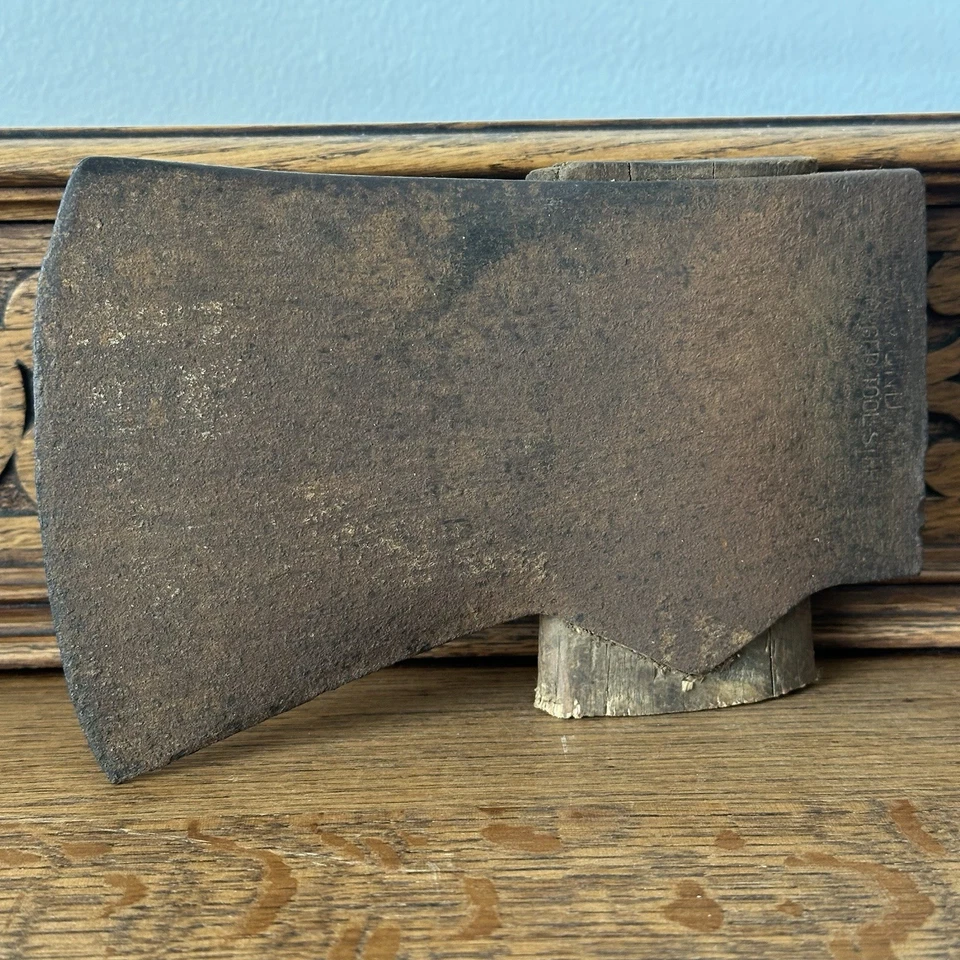 Herramienta forjada de colección de acero con cabeza de hacha de una sola broca patrón de jersy 3,11 libras leñador Foto 3 de 4