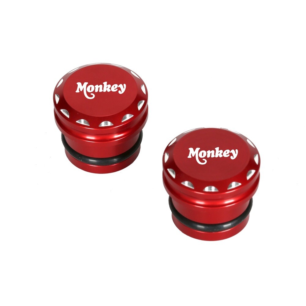 US RED 3D Seat Bolts Screws Frame Cap For Honda Monkey 125 Z125