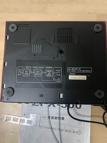 Red Pioneer EFX-500-R Enferno DJ Performance Effector Isolator / Beat FX JUNK - Picture 3 of 4