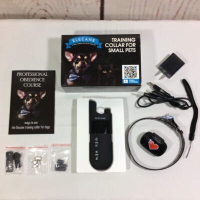 ELECANE Training Collar for Small Dogs 5-15Lbs Rechargeable