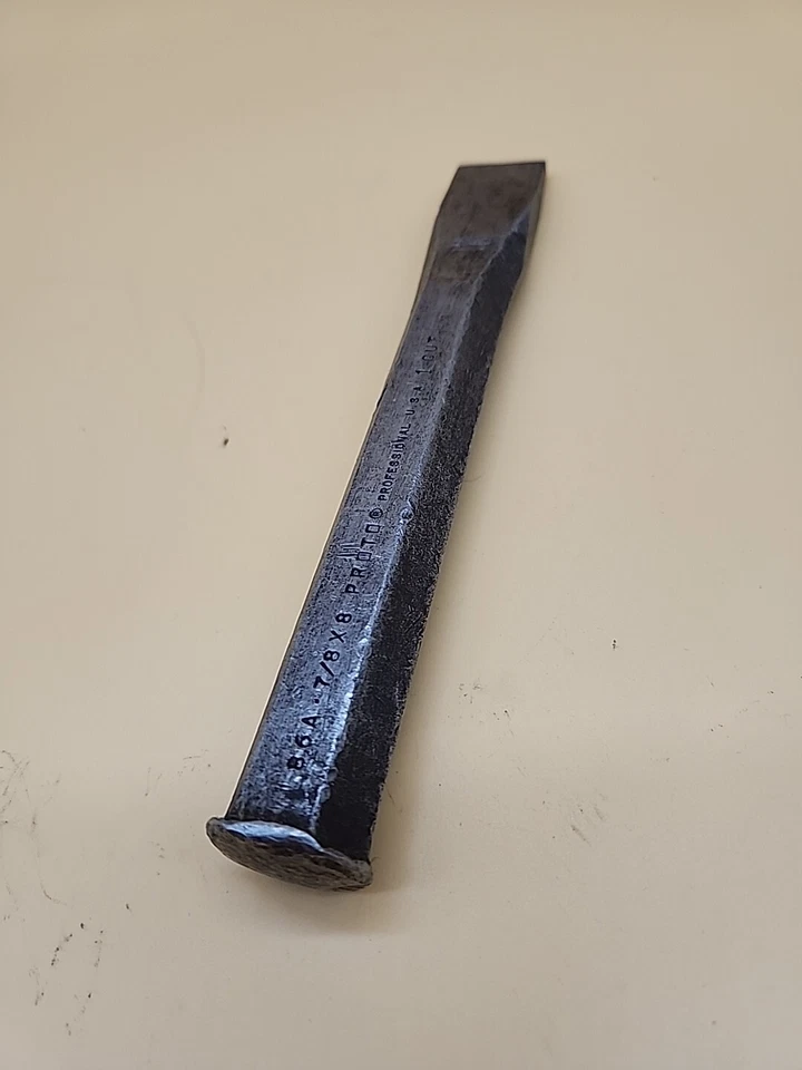 Proto Cold Chisel 86A. 7/8×8" Inch Cut Shank 1/2" - Image 3 of 4