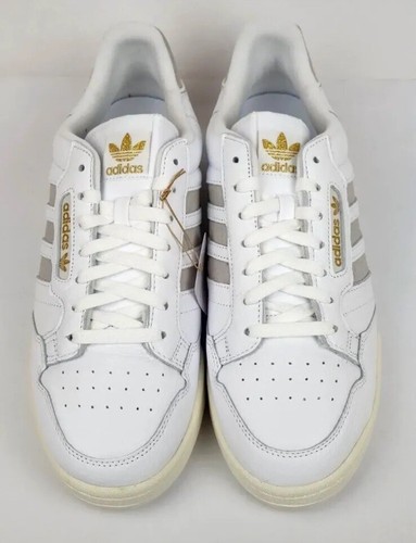 NEW Adidas Continental 80 Stripes 'White Grey' US9 Leather UPPER - Picture 6 of 12
