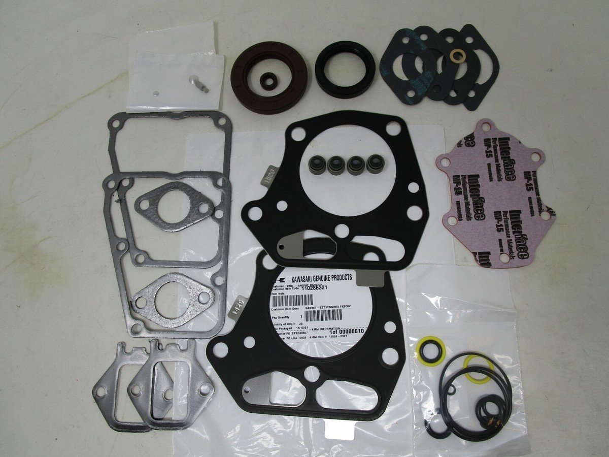 Genuine Kawasaki 11028-6321 & 11028-6316 Engine & Carburetor