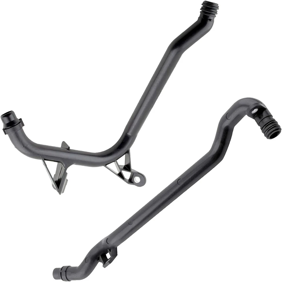 Juego 2 Para BMW AGUA + MOTOR CALENTADOR ENTRADA REFRIGERANTE TUBO 11531705210 + 11537502525 Foto 2 de 4