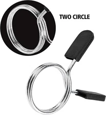2 Pcs Barbell Weight Bars Clips Clamps 2 Inch for Olympic Bar Spring Lock Collar