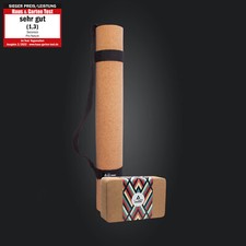 Yogamatte Pro aus Kork, extra Lang - 200 cm, ...